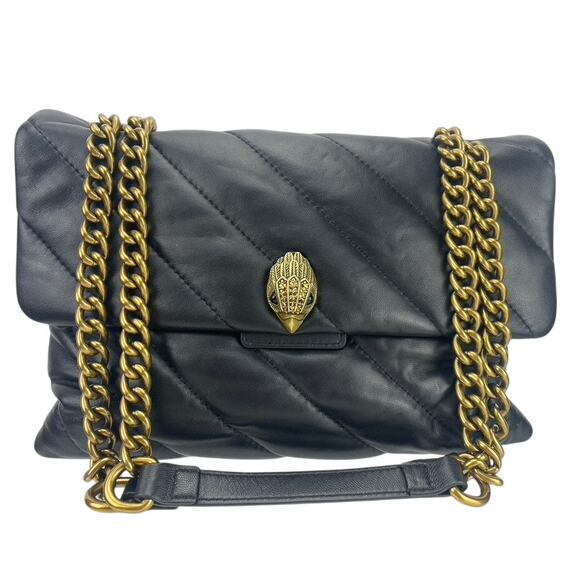 Kurt Geiger Handbags - KURT GEIGER Kensington Quilted Leather Shoulder‎ Handbag Goth Punk Eagle ($275)